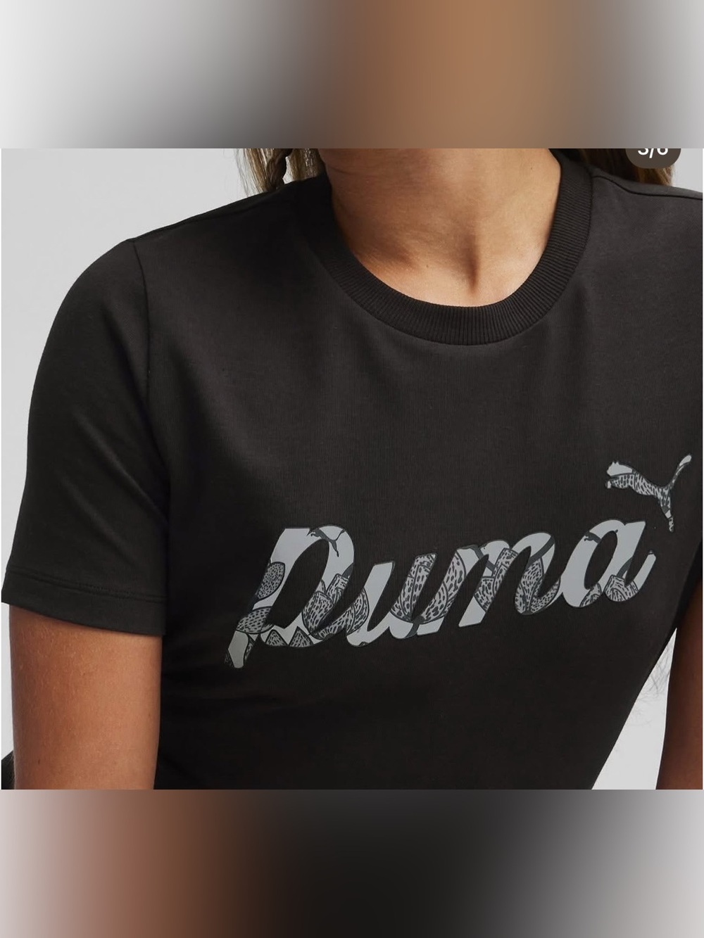 Puma Blossom Tee Dress with Camo Logo - Picture 3 of 8